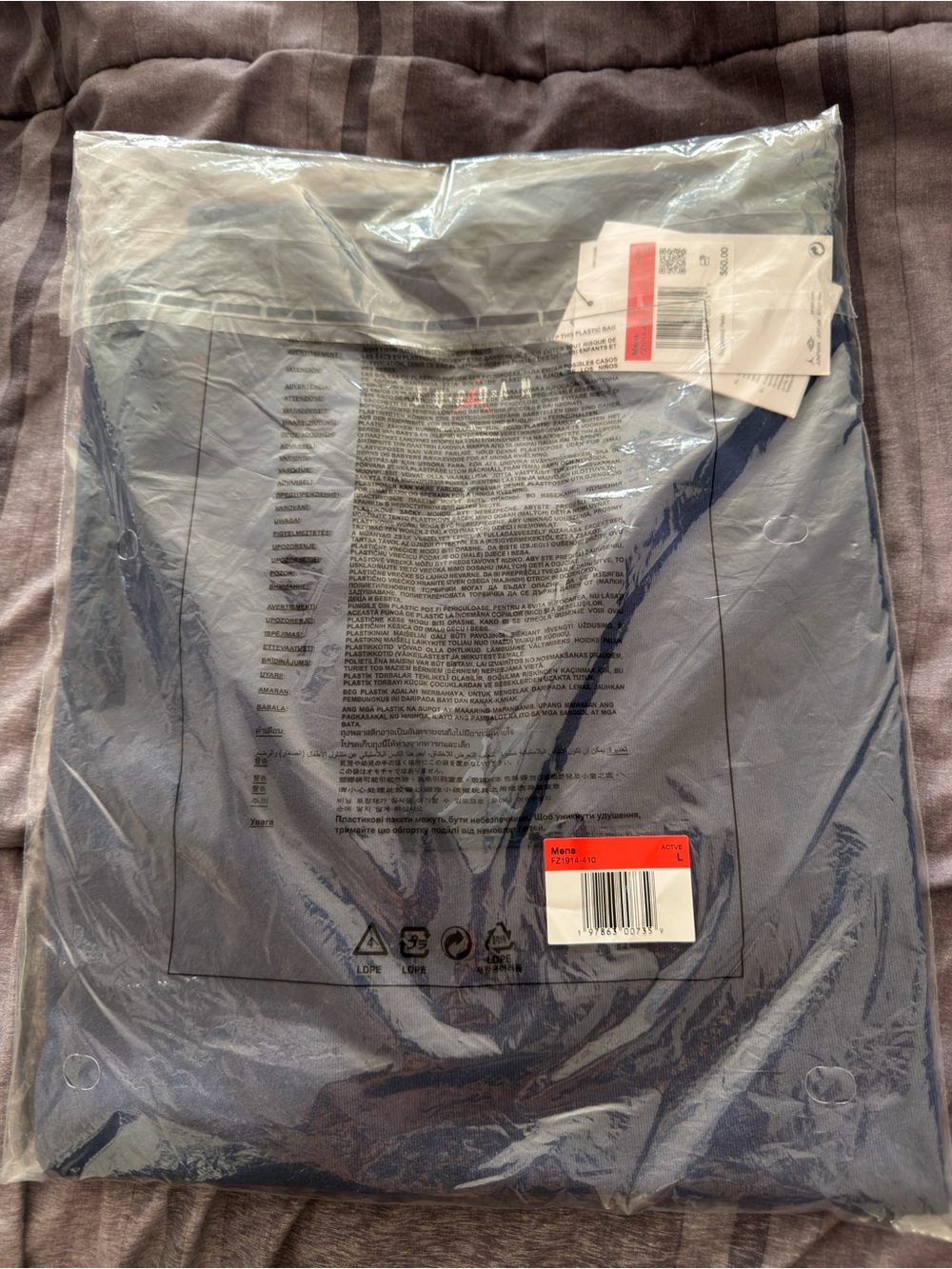 Jordan Men's Short Sleeve Tee Navy Blue
